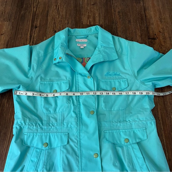 Peter Millar Element Water Blue Waterproof Jacket Size Large - Picture 4 of 14